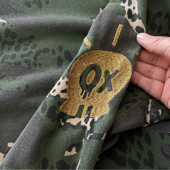 Zadig & Voltaire camo and leopard combo print sweater - Picture 7 of 9